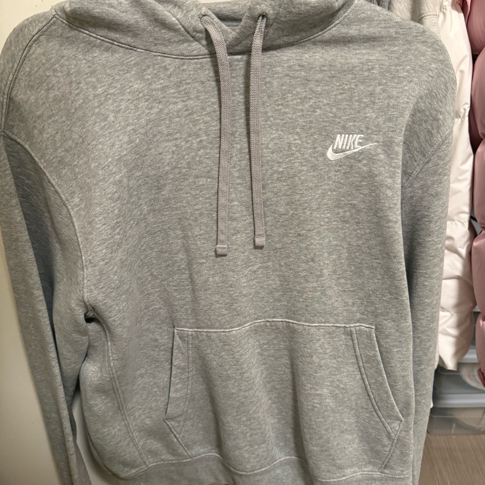 Nike Heather Gray Pullover Hoodie